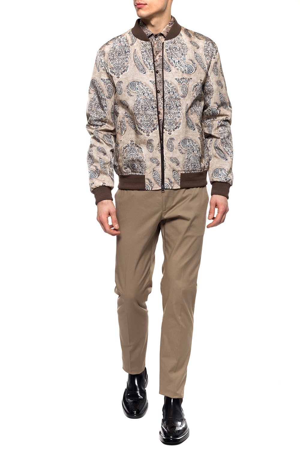 【送料&関税込】Etro Patchwork Bomber Jacket Etro Oversized Patchwork Bomber Jacket | Lyst